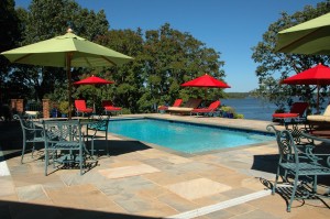 High Elevation with Commanding Views of the River beyond.